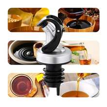 2个自动开/关壶嘴，镀金油瓶盖，自开式重力油瓶壶嘴，酱油瓶壶嘴 - 彩色 - 查看 7