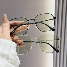 6 Pairs Of New Men's And Women's Universal Fashionable Summer Versatile Sunglasses, Daily Lightweight Casual Sunglasses, And Fashionable Accessories For Outdoor Activities - 彩色 - 查看 5