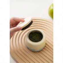 Ceramic Tea Leaf Canister, Chinese Vintage Dry Fruit Airtight Jar, Portable Tea Leaf Container, Small Packaging Spice Storage Jar Back To School