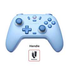GAMESIR T4 Nova Lite Tri-Mode Game Controller | Hall Effect Joystick + PS5 Level Linear Triggers | Zero Drift Pro-Grade Accuracy | Compatible With Switch, PC, Mobile Devices | Ultra-Smooth & Durable Joystick, Blue - Blue - View 2