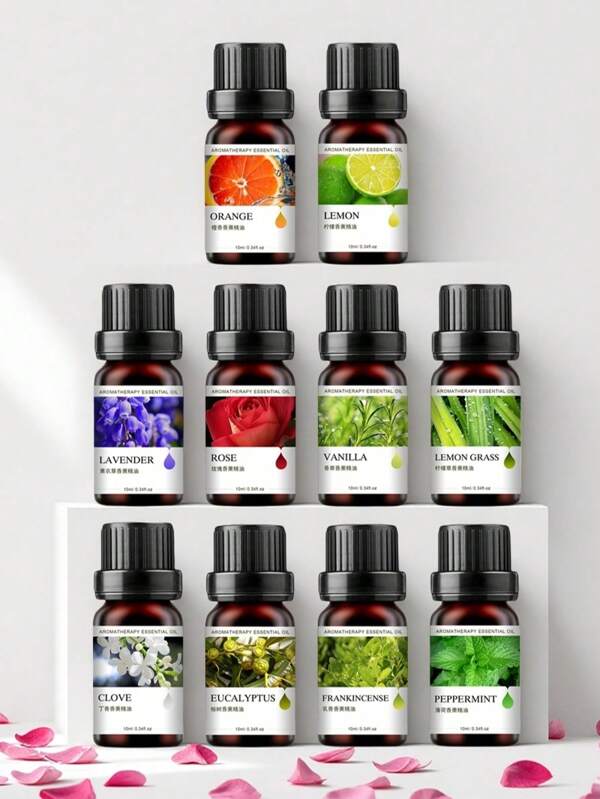 Huiles essentielles parfumées aux fleurs et aux herbes, diffuseur d'arôme pour la maison, bougies, réchaud, bâtons aromatiques, humidificateur d'air, recharge d'huile d'aromathérapie pour voiture