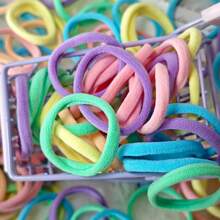 50/100pcs Minimalist High Elastic Hair Ties For Women, Suitable For Daily Use Ponytail Holders Hair Elastics Hair Rubber Bands Scrunchies Hair Rope