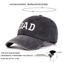 1pc Women's Adjustable Baseball Cap With "MOM DAD" Embroidered Letters, Fashionable Sun Protection Casual Hat Suitable For Spring/Autumn Outings, Travel, Beach, Party - Multicolor - View 2