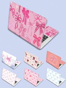 A Set Of 15-Inch Laptop Skin With Cute Bow Pattern For Laptops, MacBooks, - Multicolor - View 1