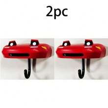 1PC/2pcs Ride Car Open Headlights Key Holder Punch-Free Bedroom Wall Hook Decoration Birthday Gift For Boys
