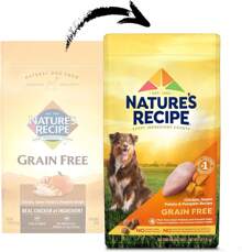 Nature's Recipe Grain Free Chicken, Sweet Potato &Amp; Pumpkin Recipe Dry Dog Food, 24 Lb. Bag