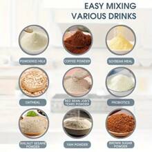 USB Powered Automatic Stirring Mug With Temperature Display, Magnetic Self-Stirring Travel Mug For Coffee, Milk, Chocolate, Mocha