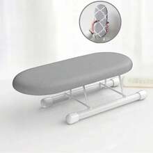 Folding Mini Ironing Board With Folding Legs Portable Household Clothes Ironing Rack Home Supplies Heat Resistant Ironing Cover - Silver Cloth - View 11