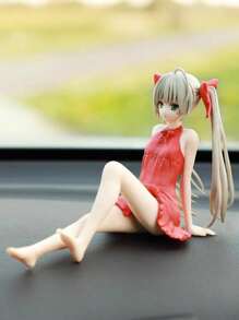 动漫人物车饰小雕像，时尚可爱的汽车内饰配件