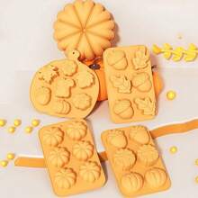 1 pezzo Stampo in silicone per torta di Ognissanti, stampo a forma di zucca, stampo da forno per uso domestico, fai da te candele, sapone, cioccolato, cubetti di ghiaccio, utensili da cucina, regalo migliore