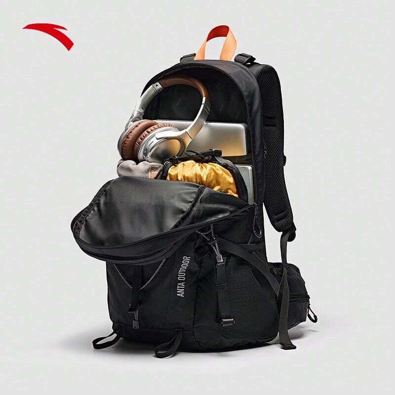 Anta Waterproof Outdoor Backpack, Professional Travel Hiking Bag With Large Capacity, Fatigue Reduction Gym Bag