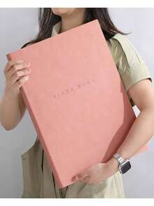 1pc Extra Large & Extra Thick A3 Size Notebook, Over 360 Pages, Leather Cover, Unique Fashion Creative Notebook, Suitable For Students, Sketchbook, Drawing Book, School Supplies,Back To School - Multicolor - View 13