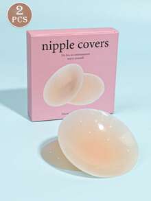 Women's Solid Box Breathable Nipple Covers, Invisible Seamless Pasties, Waterproof Sweatproof Non-Slip Adhesive Bra, Backless Bra Stickers, Reusable Washable Bra Accessories Suitable For Wedding Dress, Sleepwear, Workwear, Swimwear, Dresses, Bikini, Backless Outfits, Sports Bras - Multicolor - View 14