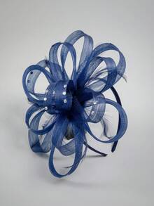 HITYfascinator 1pc Polyester Fiber Bow Fascinator Headband, Suitable For Parties All Season Mini Hats Tiny Hats Derby Hat Mini Top Hat Mini Cap, School Stuff, Elegant, College - 2025 DIAMOND - View 10