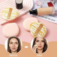 9 PCS Super Soft Cosmetics Puffs Set Makeup Sponge Make Up For Women Powder Puff Korean Beauty Tools Accessories, Teardrop Makeup Sponge Cushion Foundation Puff Flat Sponge Makeup Applicator For Makeup Setting Soft Makeup Triangle Puff Facial Makeup Pads Concealer Liquid Blending Sponge Powder Puff,Makeup,Cheap,Room Decor,Vanity,Travel,Bedroom,Makeup Accessories,Puff,Makeup Blender,Powder Puff,Makeup Sponge