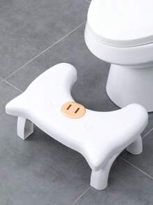 1 pieza Cojín de reposapiés plegable para inodoro, taburete de inodoro para cuclillas contra el estreñimiento, herramienta divina del inodoro, taburete de inodoro extraíble, sin necesidad de instalar almohadillas para los pies, de vuelta a la escuela