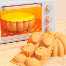 1 pezzo Stampo in silicone per torta di Ognissanti, stampo a forma di zucca, stampo da forno per uso domestico, fai da te candele, sapone, cioccolato, cubetti di ghiaccio, utensili da cucina, regalo migliore