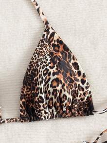 3 Stücke/Set Damen Sommer Halter gebunden Blumen Muster Rock & Bikini Badeanzug