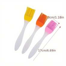 1 Silicone Barbecue Oil Brush, High Temperature And Durable Barbecue Brush, Seasoning Brush, Butter Brush, Cake Baking, Cooking Tools