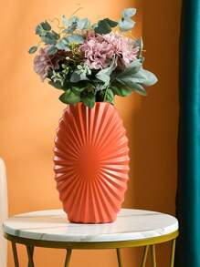 1 قطعة إناء بلاستيكي بمظهر السيراميك، تصميم مانع للانزلاق قوي ومتين، إناء فاخر مثالي كهدية لعيد الميلاد والهالوين وعيد الشكر والفصح، مناسب لديكور غرفة المعيشة والنوم والحديقة ومكتب العمل، متوفر ب- 3 خيارات لون