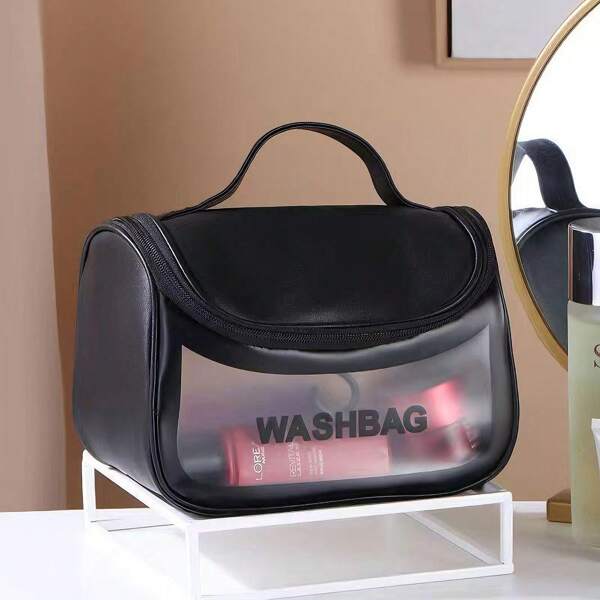 1PC Portable Travel Wash Bag Female Transparent Waterproof Makeup Storage Pouch
