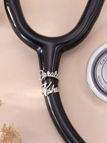 Personalization Birthflower Stethoscope Name Tag, 18K Gold Stethoscope Charm, Stethoscope ID Tag,Stethoscope Custom Name Tag With Birthflower,Stethoscope Charm,Gift For Nurse,Doctor,Graduation, Medical Students, Doctor,RN Gift,Halloween Jewelry - Multicolor - View 8