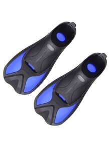 Aletas de natación cortas, aletas de buceo de viaje adecuadas para adultos, hombres, mujeres y adolescentes, artículos esenciales de playa, accesorios de playa, flotador de piscina
