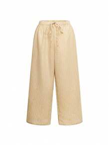 Pantaloni palazzo a righe taglie forti per il festival di Coachella e il rave, pantaloni ampi bohémien da spiaggia per le vacanze, capi essenziali casual chic per l'autunno 2025 per il guardaroba femminile - stile Ibiza e Derby Day, abbigliamento back to school, vestiti autunnali, outfit da insegnante per donne, capi essenziali per il passaggio estate-autunno