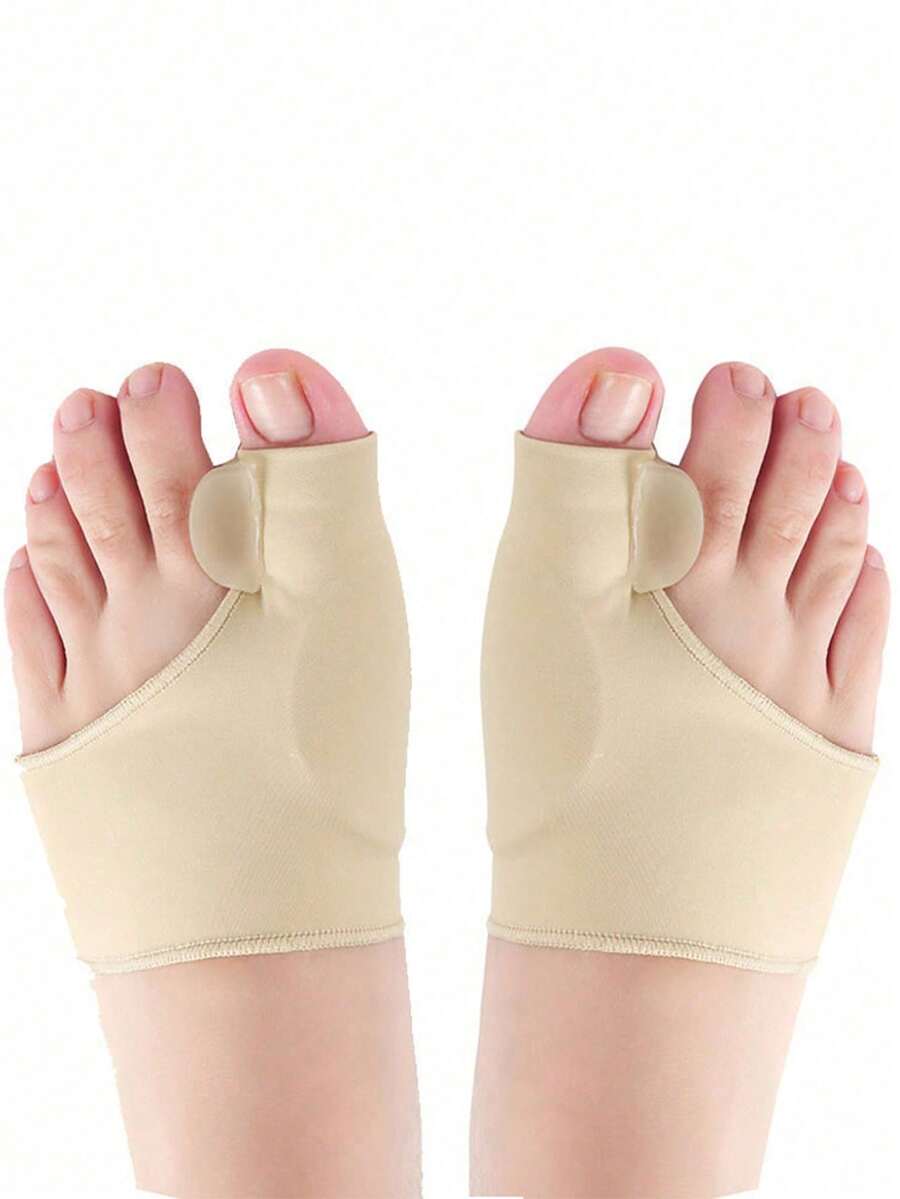 2 miếng đệm gel: Dụng cụ chăm sóc chân ban đêm và tại nhà - Kích thước phù hợp với hầu hết mọi người / Thích hợp cho người chạy bộ ban đêm, chạy bộ buổi sáng và người yêu thích khiêu vũ - Chỉ giặt tay - Dễ sử dụng - Làm từ chất liệu Lycra (Spandex) - Màu be - Xem 1