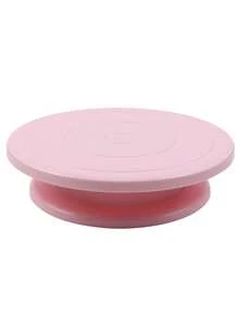 A Cake Turntable Baking Turntable Rotating Cake Mounting Table PP Plastic Mounting Tools Cake Mounting Turntable - White - View 8