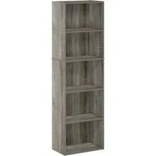 フリノ(Furinno) 本棚 カラーボックス Luderシリーズ 5段 幅40.1×奥行23.9×高さ132.1cm フレンチオーク 【日本正規輸入品】 11055GYW - なし - チェックする 1
