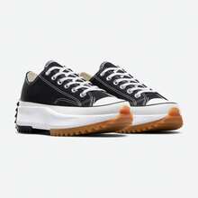 Converse Unisex Chuck Taylor SEASONAL Canvas/Vulcanized Low Top Sneakers 168816C - Black - View 1