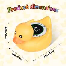 Goyowat 婴儿洗澡温度计三色LED显示水温计高精度水温传感器颜色报警冷/热