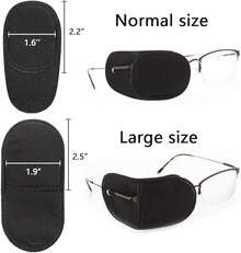 Eye Patches Adults Kids Eye Patch Glasses Treat Lazy Eye Amblyopia Strabismus Left Or Right Eyes