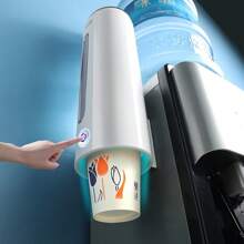 Easy-Install Wall-Mounted Cup Dispenser - Lightweight, No-Drill Paper Cup Holder For Home, Office & Medical Use Cup Dispenser, Wall Mounted Bathroom Cup Holder Fits 3-5oz Plastic And Disposable Paper Cups, Pull Type Water Cooler Cup Holder For Home, Bathroom, Office, Hospital, Gym, Paper Cup Holder, Water Dispenser Cup Holder, Non-Perforated Wall-Mounted Storage Rack Wall-Mounted Disposable Cup Dispenser For Coffee Machines Or Water Dispensers
