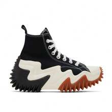 CONVERSE 171545C - 时尚百搭休闲高帮厚底帆布鞋 - 黑色 - 查看 1