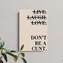 1 Pc Canvas Painting,Live, Laugh, Love, Motivational Poster, Chair, Indoor Setting,Wood Framed Painting (1) Thickness 2.5 Cm/ 1 Inch-Home Decoration For All Occasions,Ideal New Year, Valentine's Day,Thanksgiving,Easter,Christmas Gift,Room Decoration Aesthetic,Wall Decoration Art,Perfect Gift,Autumn And Winter Wall Decoration,Living Room Decoration, Bedroom Decoration, Kitchen Decoration, Entry Decoration, Bathroom Decoration, Direct Wall Painting, High Quality Wall Painting Poster,Modern Home Decoration Stretched And Framed Ready To Hang - 黑色 - 查看 7