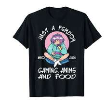 Femboy Outfit Anime Gaming Femboy Top Sissies Cosplay T Shirt Black Small{TR Thoughtful Gifts - Black - View 1