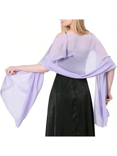 Chiffon Shawls Scarves Wraps For Bridal Wedding Party Evening Dress And Special Occasion Dresses