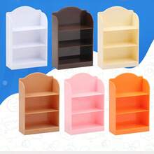 1pc 7-Color Mini Shelf, Mini Display Rack, Mini Snack Storage Rack, Realistic Supermarket Shelf Model, Supermarket Shelf Model, Decorative Ornament, Miniature Model, Dollhouse Accessory, Photography Prop - Multicolor - View 2