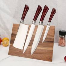 Wooden Knife Holder, Multi-Function Magnetic Knife Rack, Kitchen Knives Storage Organizer, Manufacturer