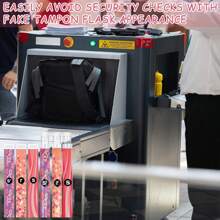 39 Pcs Tampon Set Includes 12 Reusable Plastic Tube Women Tube Containers Tampon 24 Self Adhesive Wrappers 1 PVC 2 Hopper ‌ S Cruise Event(Stylish Style)