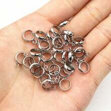 20 件不锈钢金色环形圈环圆形连接环 DIY 珠宝配件适用于手链项链
