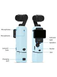 Silicone Protective Case, Lens Cover, Scratch-Resistant Skin, Protective Sleeve For Pocket 3 Camera Accessories