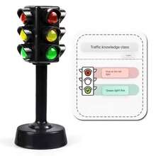 Creative Traffic Light Model Toy, Red And Green Light Recognition Desktop Small Toy - Multicolor - View 1