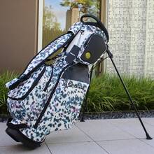 1piece Lightweight Golf StandBag 7.5 Inch Zebra Pattern PUmaterial Adjustable Straps Easy Carry Golf Bag For Man/Woman - Multicolor - View 1