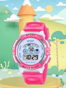 1pc Youth Digital Watch | Multi-Function, Luminous, Timing, Alarm, Date Viewable | Suitable For Birthday Gifts, Graduation Season Gifts, Festival Gifts For Teenagers