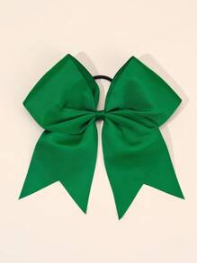 1 pieza Moño grande personalizado para porristas niñas con nombre personalizado, soporte para cola de caballo de cinta gróngrain, moños de porristas, bandas elásticas para el pelo para bebés, niñas, adolescentes y porristas universitarias