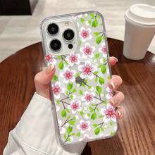 Funda magnética transparente de alta definición con diseño de flor de durazno primaveral. Resistente a caídas. Compatible con 16/ 16 Pro/ 16 Pro/ 16 Plus/ 15/ 15 Pro/ 15 Pro/ 15 Plus/ 14/ 14 Pro/ 14 Pro/ 14 Plus/ 13/ 13 Pro/ 13 Pro/ 12/ 12 Pro/ 12 Pro/ 11/ 11 Pro/ 11 Pro/ X/ XS/ S22/ S22 Plus/ S22 Ultra/ S23/ S23 Plus/ S23 Ultra/ S24/ S24 Plus/ S24 FE/ S24 Ultra - transparente - Ver 2