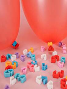 Accessoires de ballons Clip de ballons 100 Décorations d'anniversaire de mariage Clip de scellage de ballons colorés Fournitures de mariage Daquan Clip de ballons Décoration de salle de mariage Bouton créatif Noueur Clip de scellage
